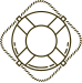 black safety float icon