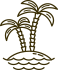 black palm tree icon
